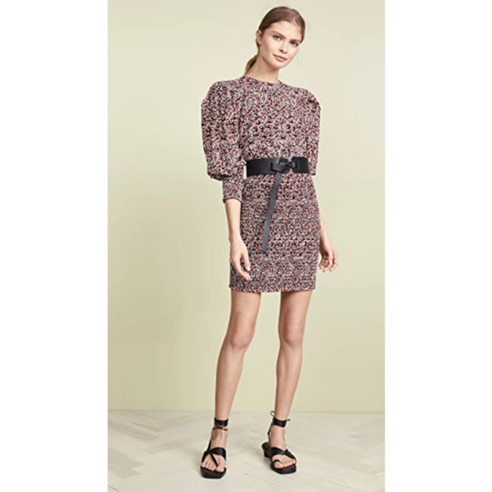 NEW Rebecca Minkoff Tabby Dress in Red Multi size XS - Picture 5 of 16